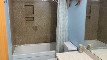 Serviettes fournies, savon, papier toilette