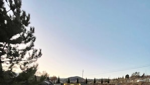 A pathway with illuminated steps leading uphill, surrounded by a stone wall and vegetation. - Reno Retreat - 3BR Oasis w Swim Spa Hot Tub (Reno)