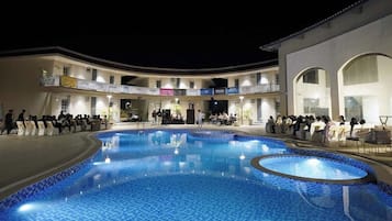 Standard Cottage, Balcony, Pool View | Pool | 3 outdoor pools, pool umbrellas, pool loungers