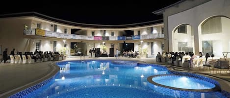 Standard Cottage, Balcony, Pool View | Pool | 3 outdoor pools, pool umbrellas, sun loungers