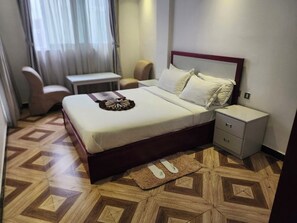 Memory-foam beds, in-room safe, desk, laptop workspace - Safe Addis Hotel and Spa (Addis Ababa)
