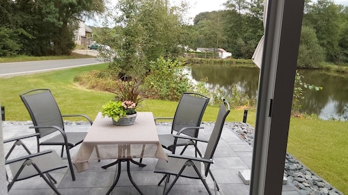 Vakantiehuis 'Am Mühlenteich' met privéterras en wifi