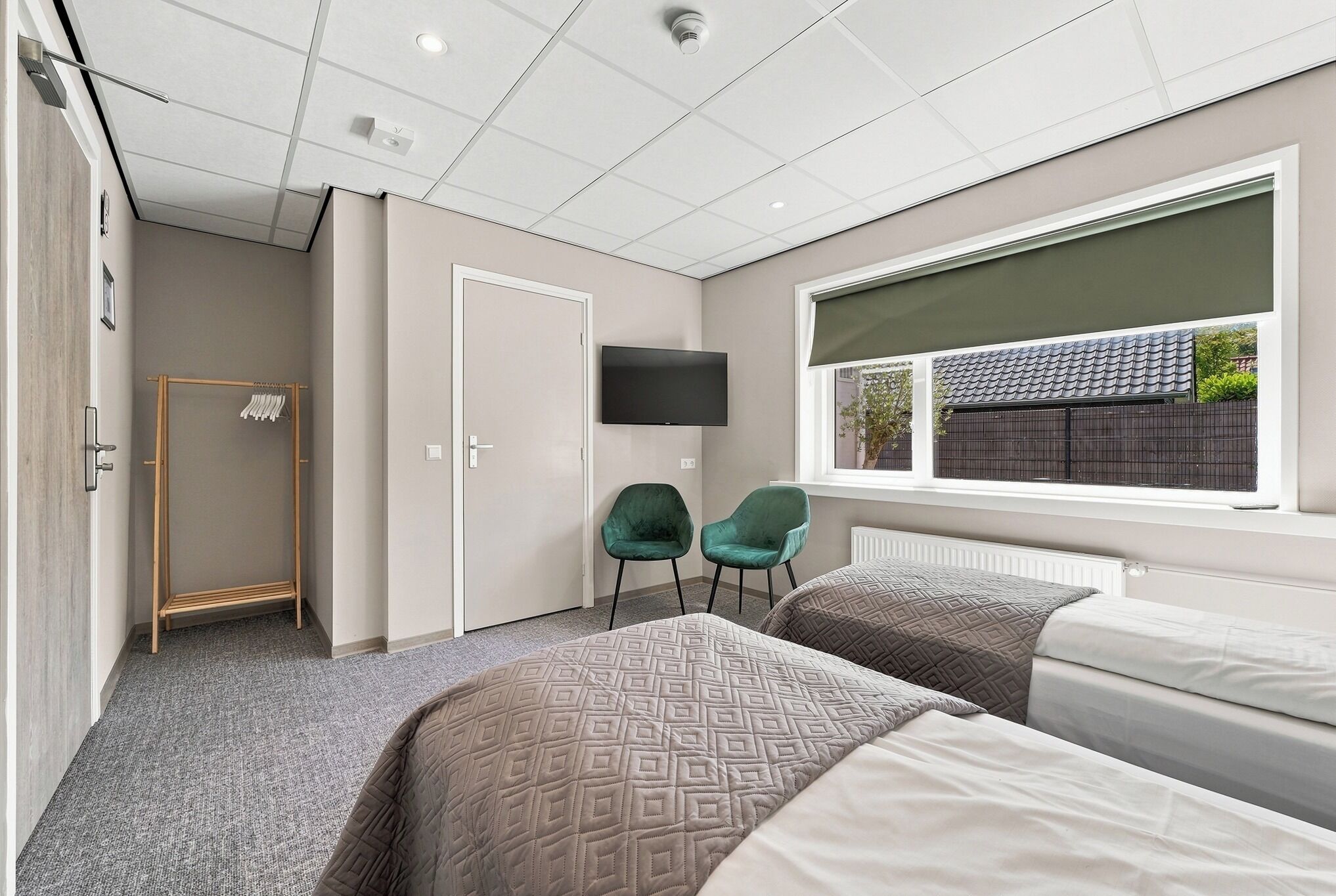 Chambre Double | Coffres-forts dans les chambres, Wi-Fi gratuit, draps fournis