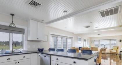 Luxury waterfront condo in Historic Jamestown, RI, steps to the beach.