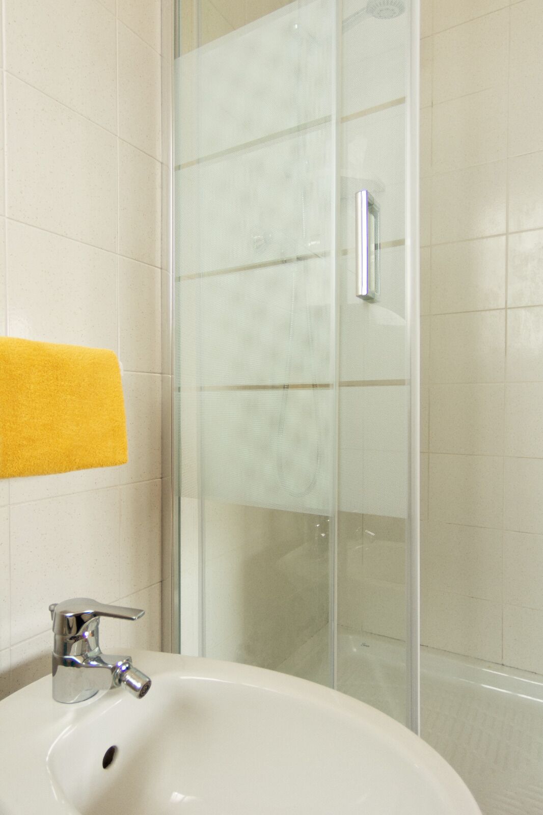 Asciugacapelli, asciugamani, sapone, shampoo