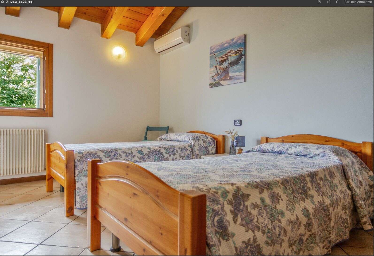 Twin kamer, uitzicht op tuin | Een strijkplank/strijkijzer, gratis wifi