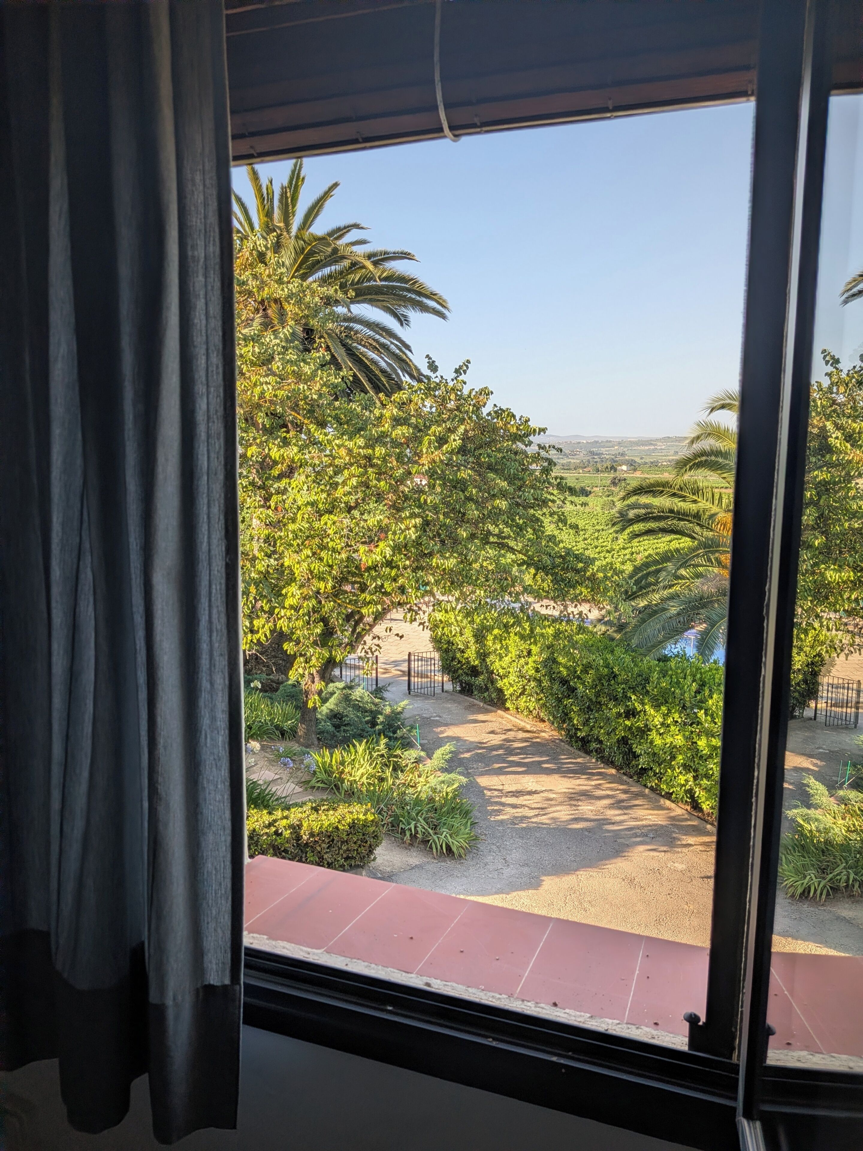 Vista al jardín