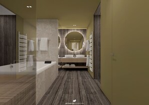Superior-suite - balkon - bakkeudsigt | Spa | Sportsmassage, 3 behandlingsrum, massagebehandlinger