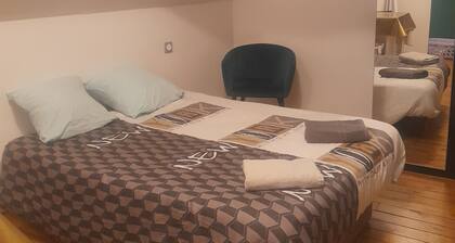 Studio city center bed made
