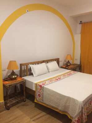 Deluxe Double or Twin Room, Balcony, Mountain View | In-room safe, soundproofing, iron/ironing board, free WiFi - Seventh Heaven inn  (Rishikesh)