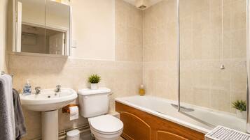 Towels, soap, toilet paper
