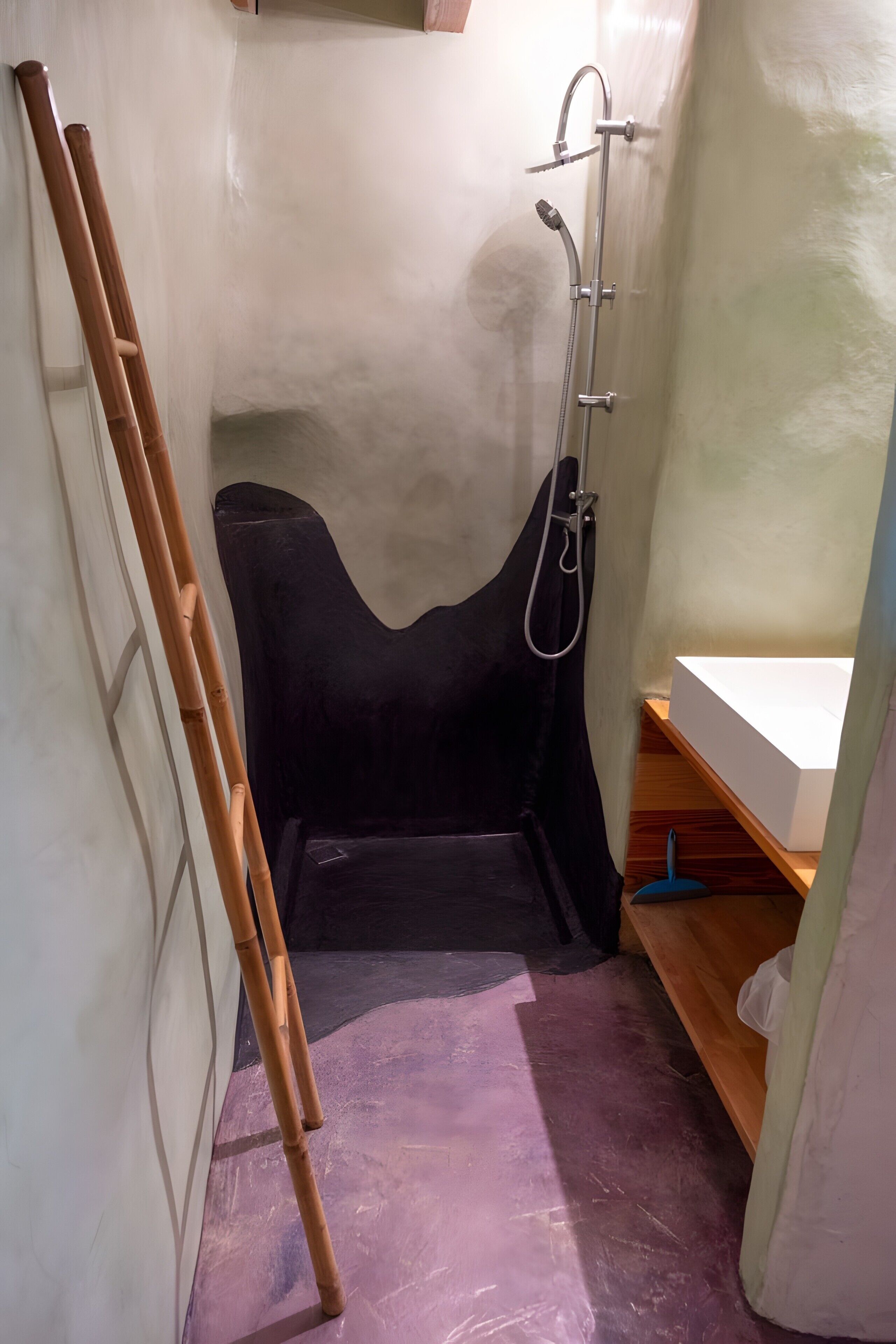 Een douche, een haardroger
