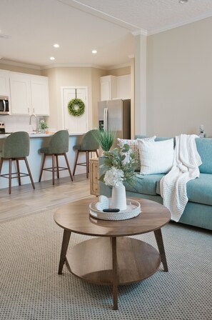 Living area - Relax at Sky House — Cozy 2BR Getaway in Wesley Chapel (Wesley Chapel)