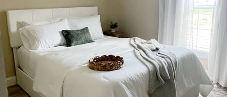 2 chambres, fer et planche Ă repasser, Wi-Fi, draps fournis