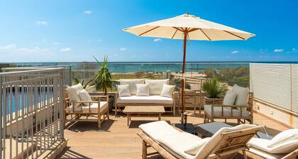 Garden& Rooftop Beachfront Luxury in Shavei Tzion