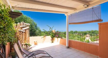 Holiday Home 'Villa De La Torré Di Bari Sardo' with Sea View, Private Terrace and Air Conditioning