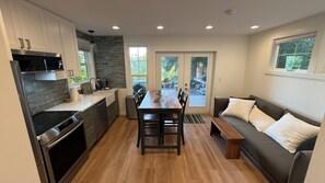 Private kitchen - Stunning Bluff Cottage with Panoramic Puget Sound & Olympic Mountain Views (Seattle)