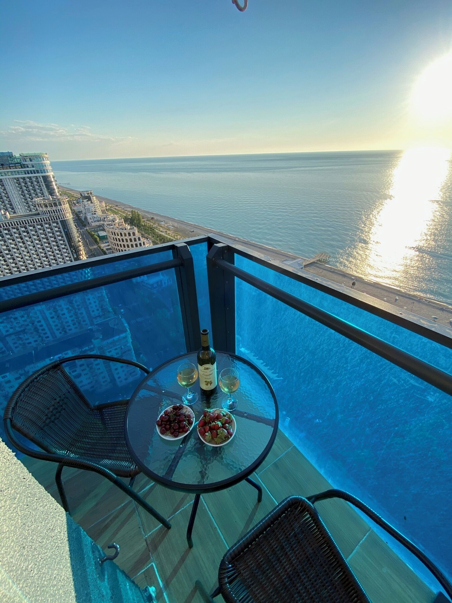Deluxe-Apartment, Meerblick | Blick vom Balkon