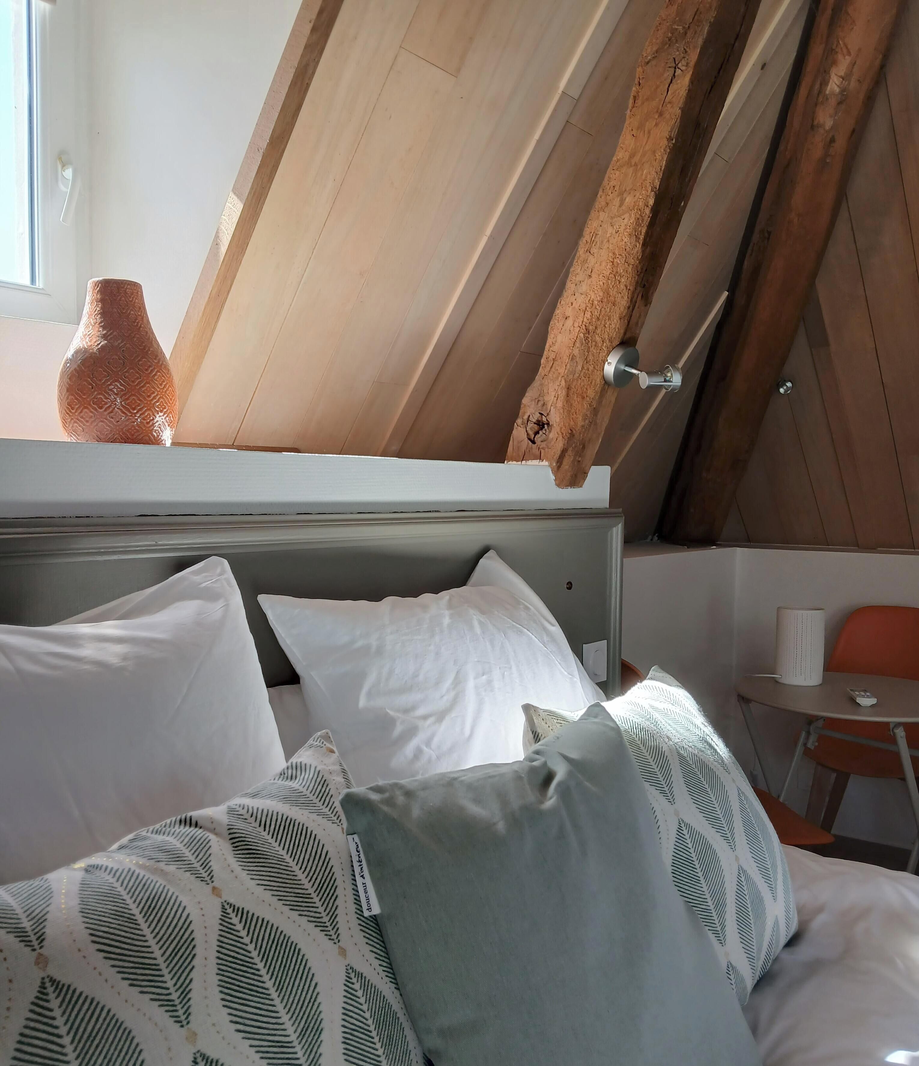 Blackout curtains, iron/ironing board, free WiFi