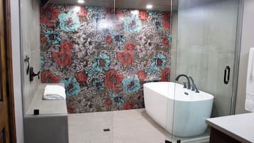 Shower, hair dryer