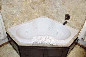 Bathroom - Stately and dignified, this suite ushers you in. (Fredericksburg)