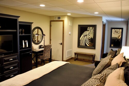 Stately and dignified, this suite ushers you in.