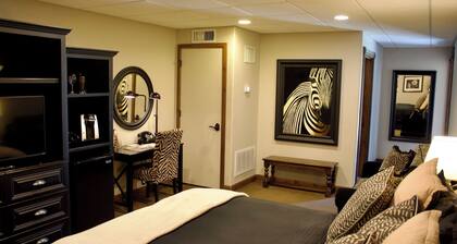 Stately and dignified, this suite ushers you in.