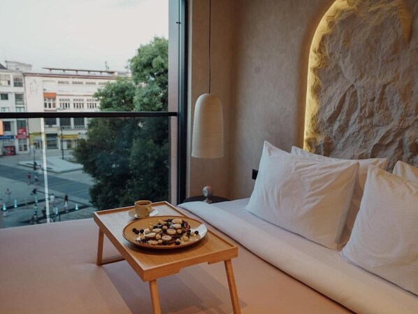 Deluxe Double Room, Balcony, City View