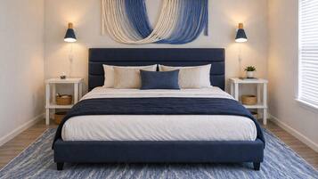 Iron/ironing board, WiFi, bed sheets