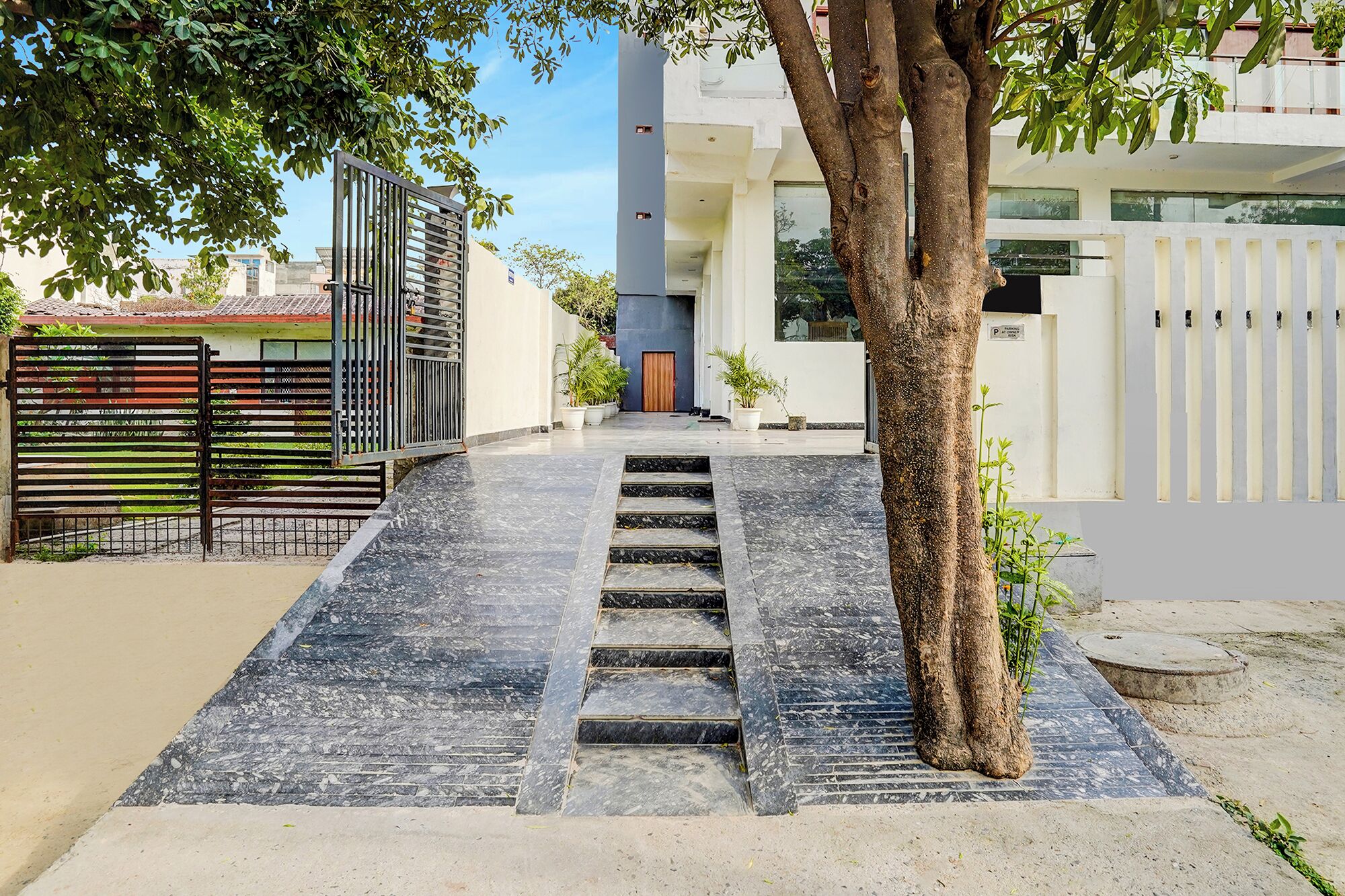 Entrada da propriedade