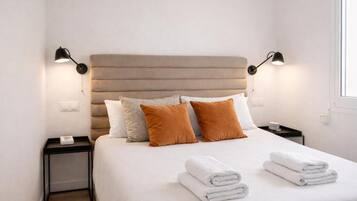Down comforters, individually decorated, individually furnished