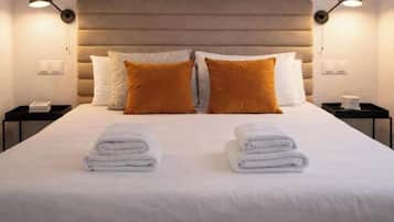 Down duvets, individually decorated, individually furnished