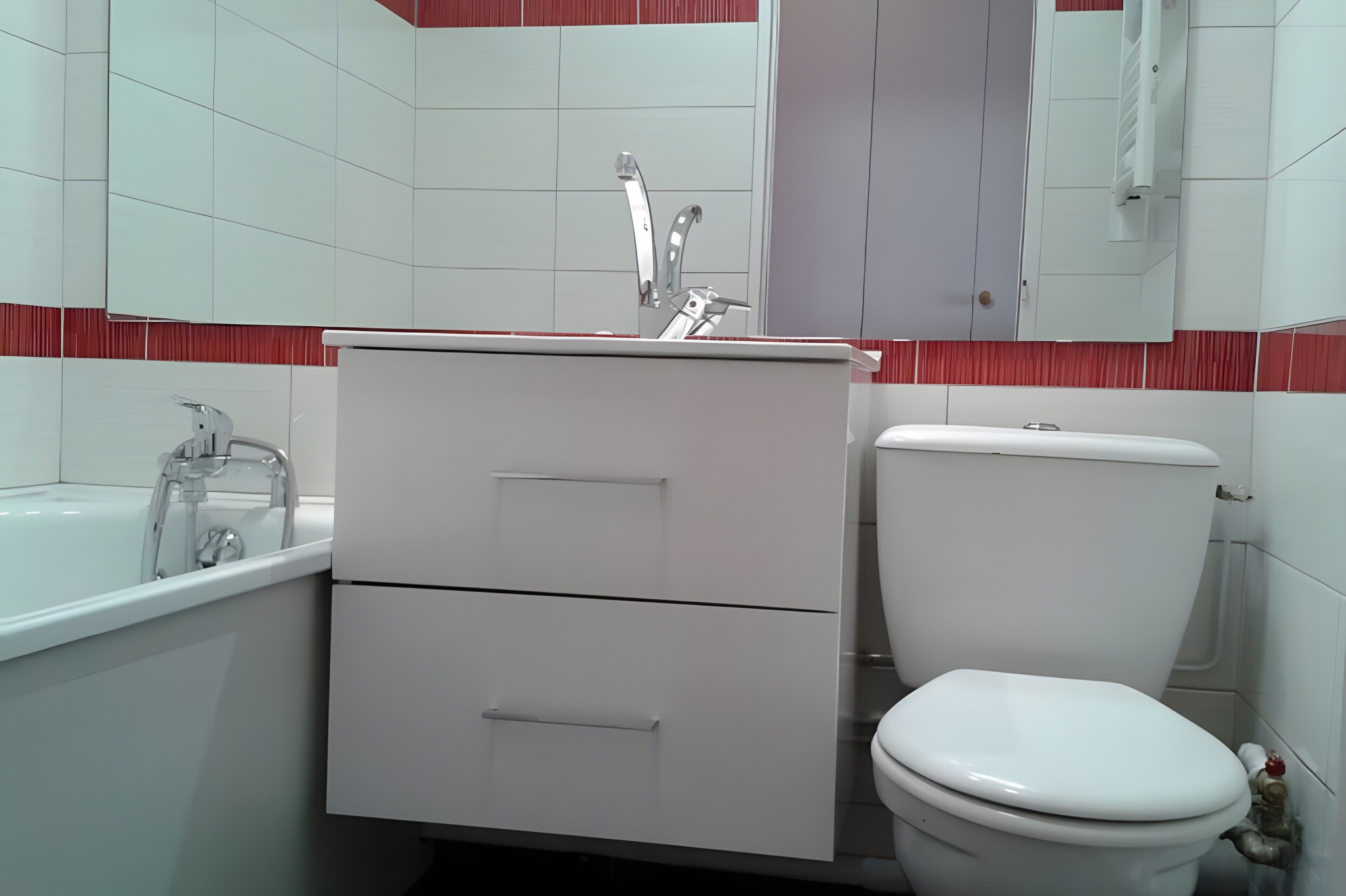 Een douche, een haardroger