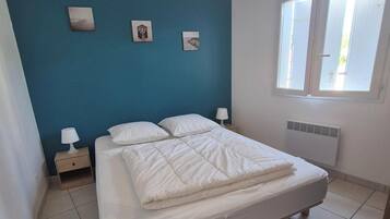 4 chambres, lit parapluie
