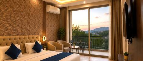 Doppelzimmer, Balkon, Seeblick | Bügeleisen/Bügelbrett, kostenloses WLAN