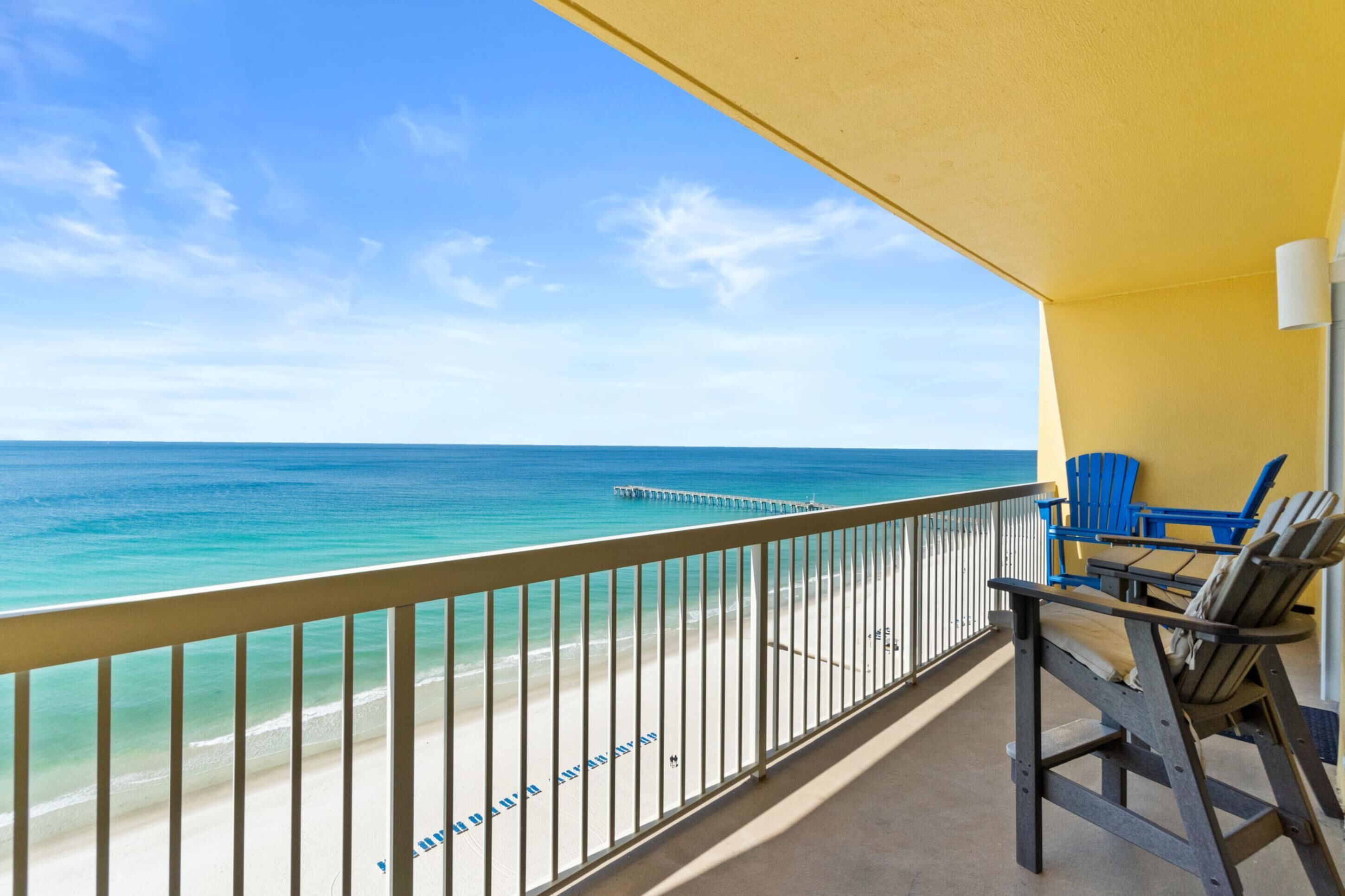 Condo, 1 Bedroom, Ocean View (1705E) | Balcony