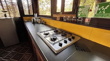 Chambre Familiale, vue jardin | Cuisine privée
