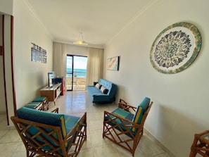Family Apartment | Living area - Edifício Paulo Roberto (Praia Grande)