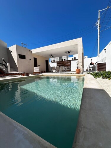 Apartamento de playa en Chicxulub con amenidades