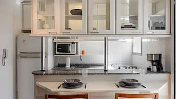 Superior Apartment | Private kitchen | Microwave, stovetop, coffee/tea maker, blender