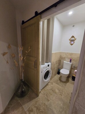 Shower, hair dryer, towels - Peaceful charming house (Lapalud)