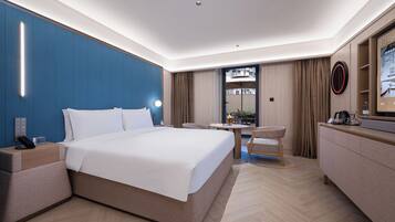 Memory-foam beds, free minibar, blackout curtains