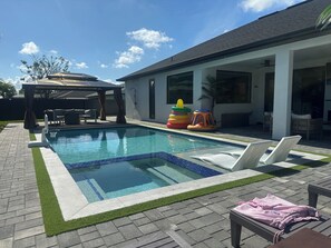 Außenpool, beheizter Pool