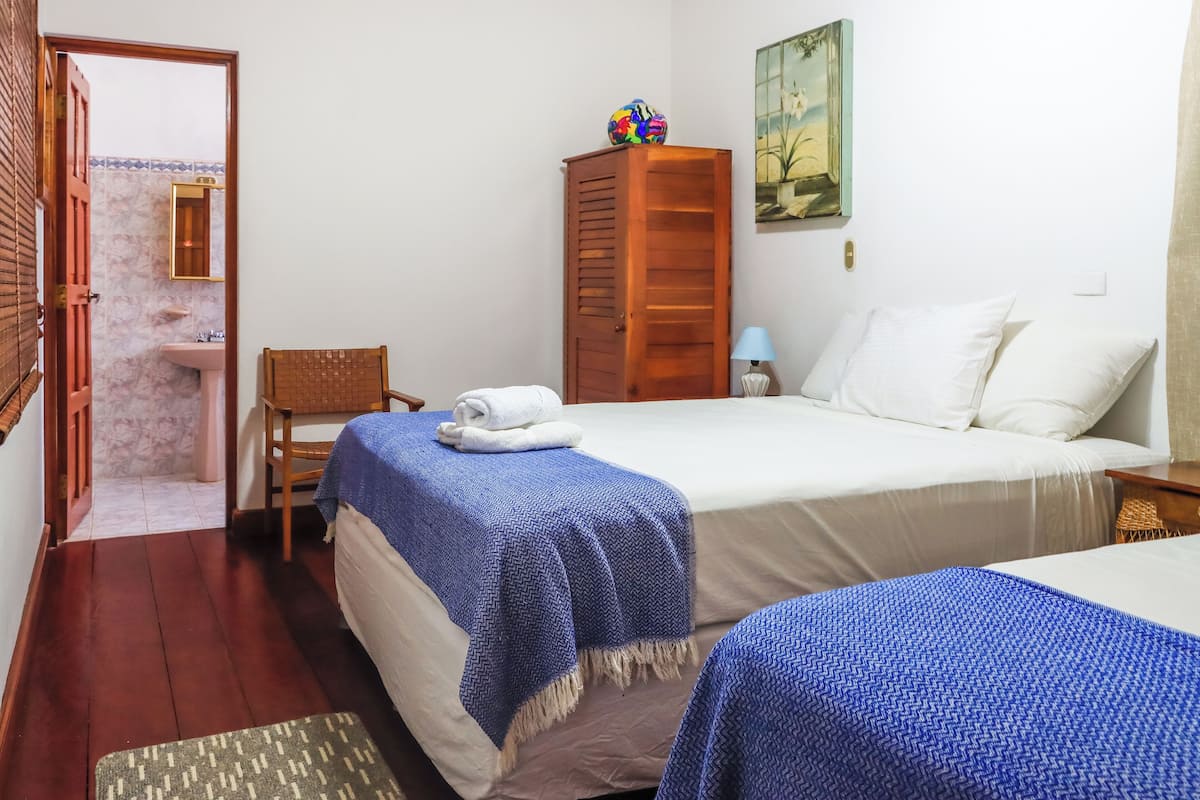 Blackout drapes, iron/ironing board, free WiFi, bed sheets