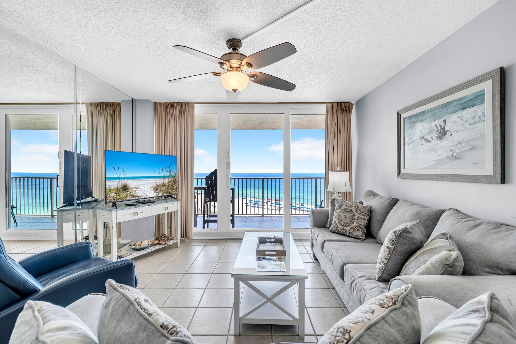 Condo, Multiple Beds (Dunes of Panama 802E) | Living area