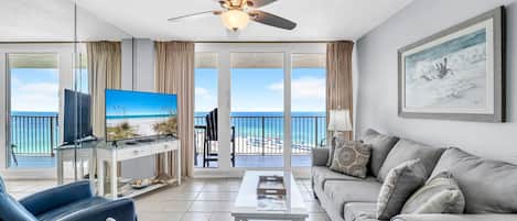 Condo, Multiple Beds (Dunes of Panama 802E) | Living area