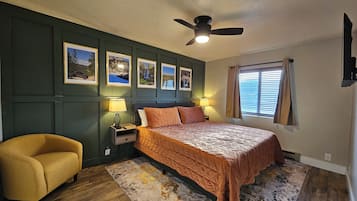 2 bedrooms, WiFi, bed sheets, wheelchair access