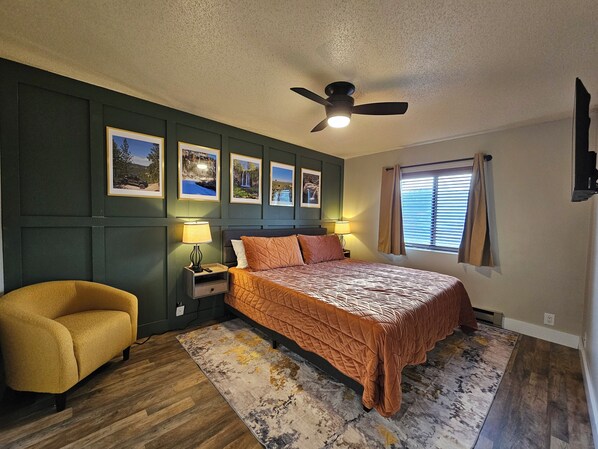 2 bedrooms, WiFi, bed sheets, wheelchair access