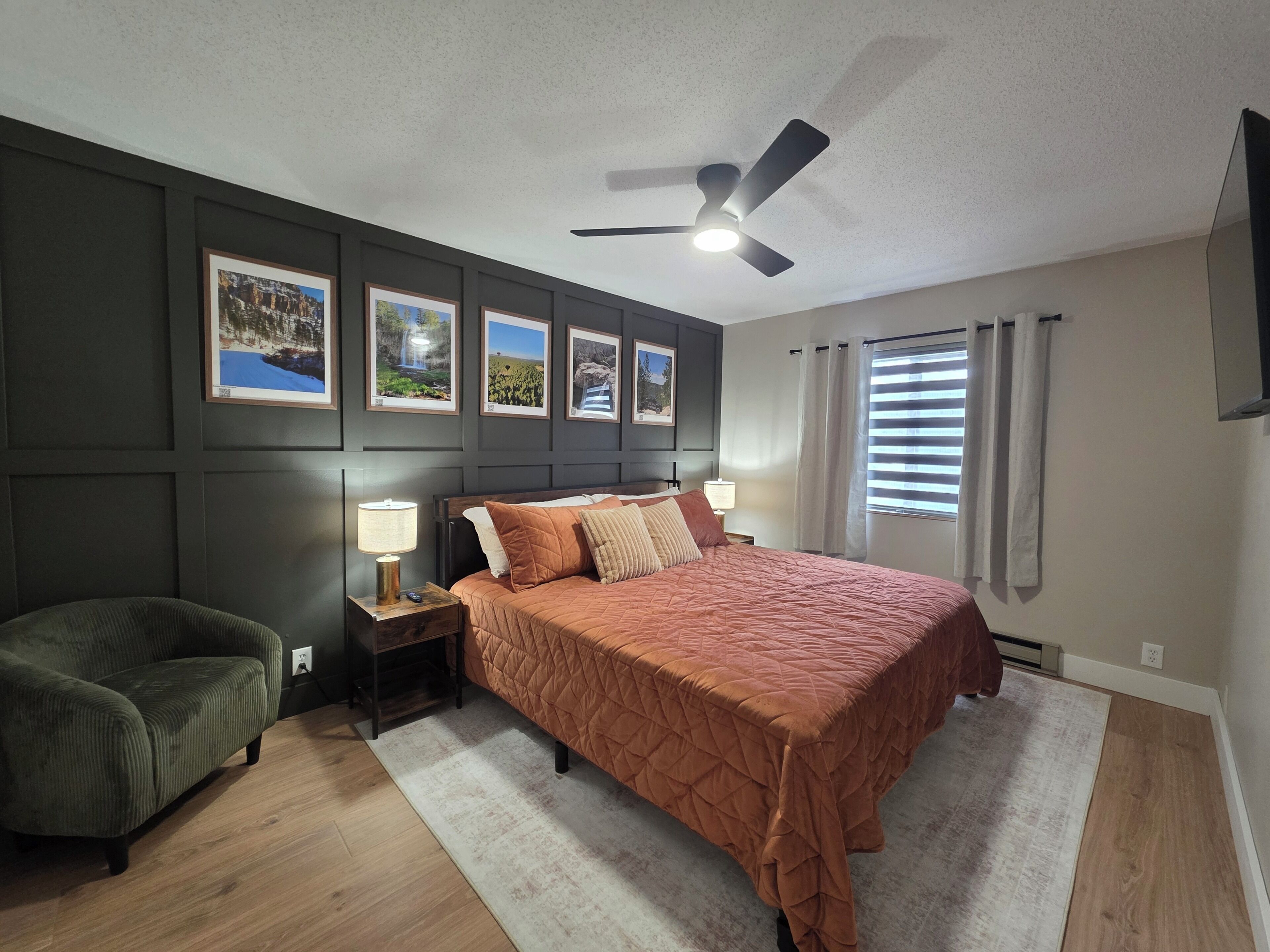 2 bedrooms, WiFi, bed sheets, wheelchair access