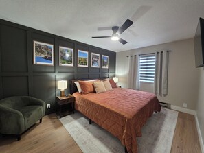2 bedrooms, WiFi, bed sheets, wheelchair access